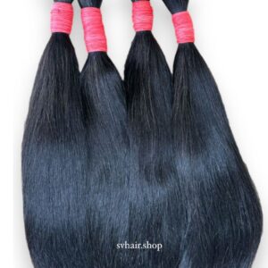 Cabelo Indiano Premium 100% humano (pontas cheias) , 40/45cm Castanho Natural.